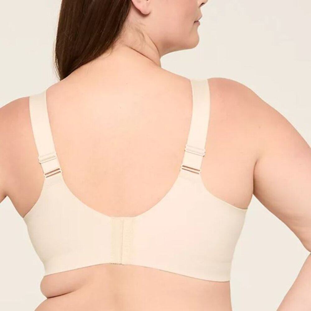 CACIQUE Modern Luxe Lightly Lined Balconette Bra Size 50B Sand Dollar Tan Beige - Picture 2 of 8